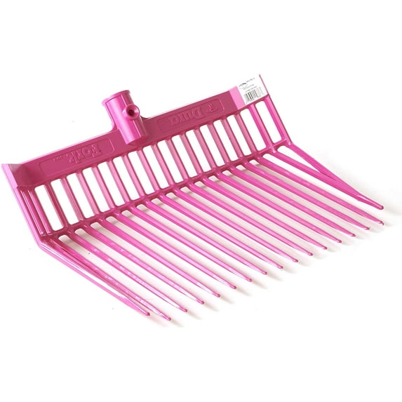 LITTLE GIANT DuraFork Pitch Fork Replacement Head (Hot Pink) Durable Polycarbonate Stable Fork Head with Angled Tines (Item No. PDF103HOTPINK)