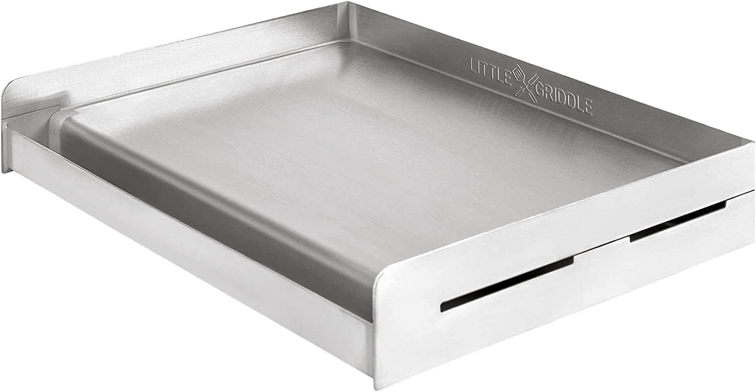 LITTLE GRIDDLE SizzleQ SQ180 100 Stainless Steel Universal Griddle