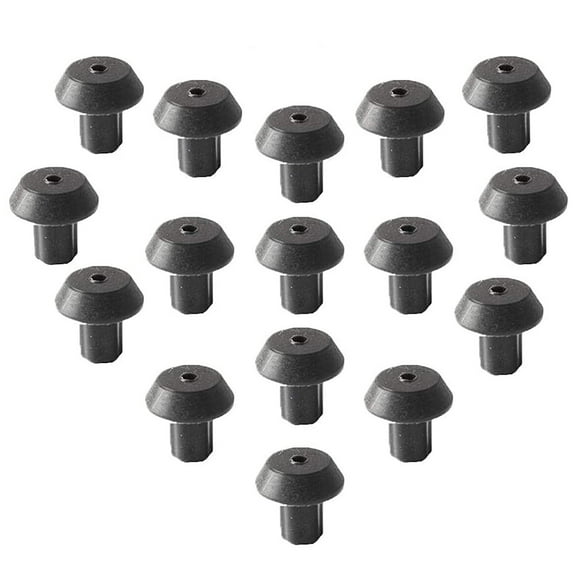 LITTLE HOME 16pcs WB2K101 Range Burner Grate Rubber Feet Kit for GE Kenmore Hotpoint Burner Grate Replaces WB02K0101 247410 AP2622260 PS241358