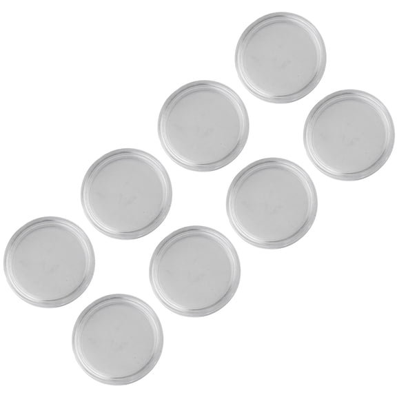 LITTLE HOME Clear Round Coin Capsules 25mm with Storage Box - 100 Pack Protective Holders for Coins, Medals, Tokens - Transparent Container Case for Collectors