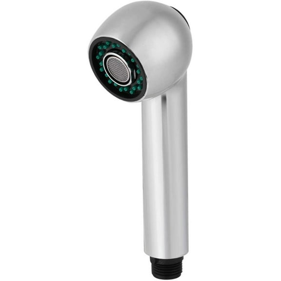 LITTLE HOME Pull Out Kitchen Faucet Spray Head 2 Function Replacement Shower Handset ABS Plastic Chrome Finish 1/2" Connector Rain Bubbling Sprayer