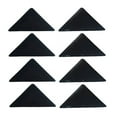 thumbnail image 1 of LITTLE HOME Rug Grippers 4-Pack Non-Slip Reusable Carpet Mat Holders Washable Silicone Corner Grips for Indoor Outdoor Rugs, Keep Corners Flat, Easy Press-On Installation, Black, 5.9x3 Inch, 1 of 10