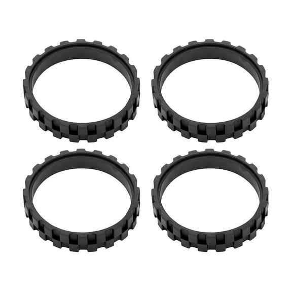 LITTLE HOME Vacuum Robot Tires 4-Pack Anti-Slip Replacement Wheels for iRobot Roomba Series 5 6 7 8 9 I7 S9+ Compatible Rubber Tire Beads Accessories