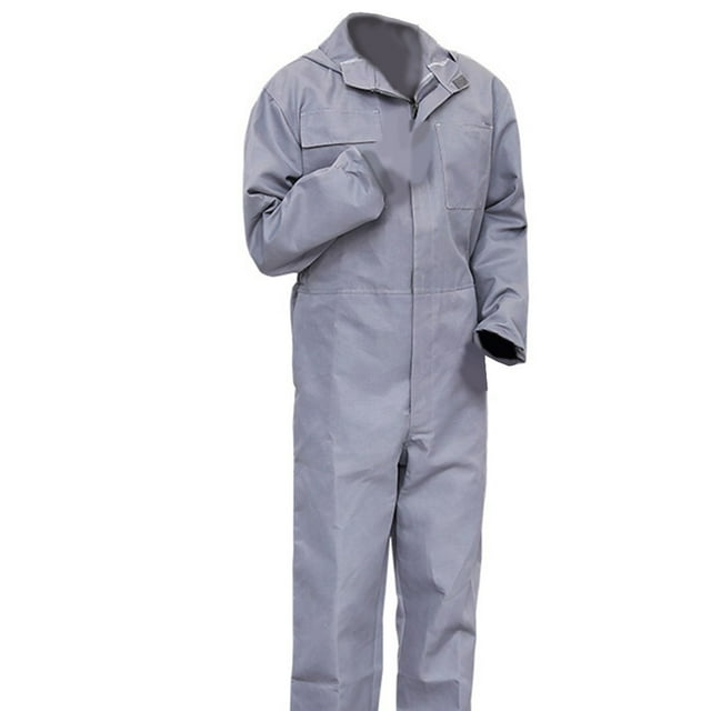 LITTLE HOME Waterproof Men's Workwear Jumpsuit Long Sleeve Hooded Coveralls Wear-Resistant Auto Repair Uniform Multifunctional Dust-Proof Suit with Multiple Pockets for Storage Handling