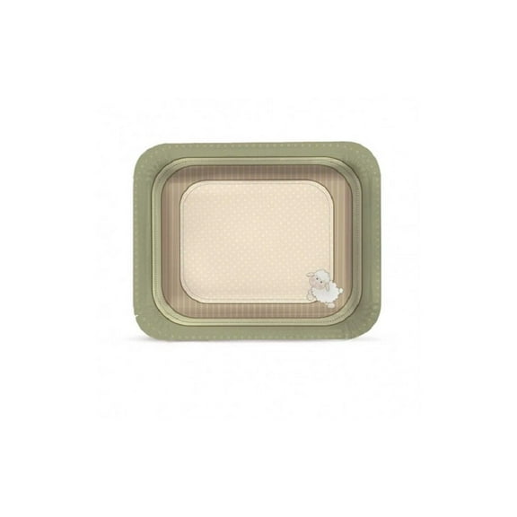 LITTLE LAMB Rectangular Cake / Sweets Tray - 2 Pack 15.86 x 11.9 x 0.5 inches Cardboard - Neutral Baby Shower, Baby Shower Decoration