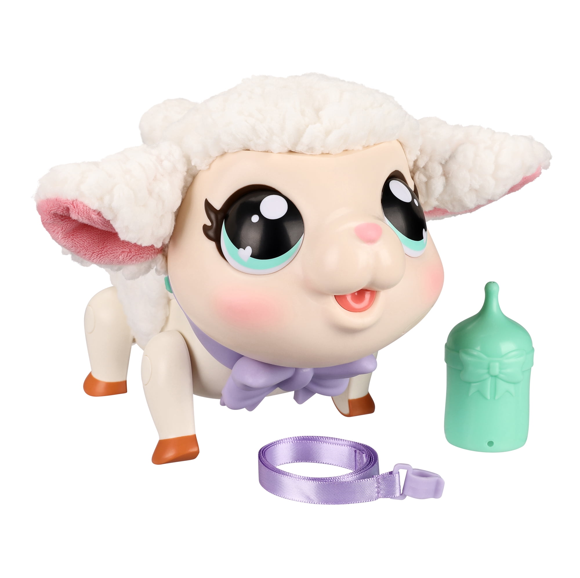 Little Live Pets My Pet Lamb, Soft and Wooly Interactive Toy Lamb, 25+ Sounds & Reactions, Ages 5+