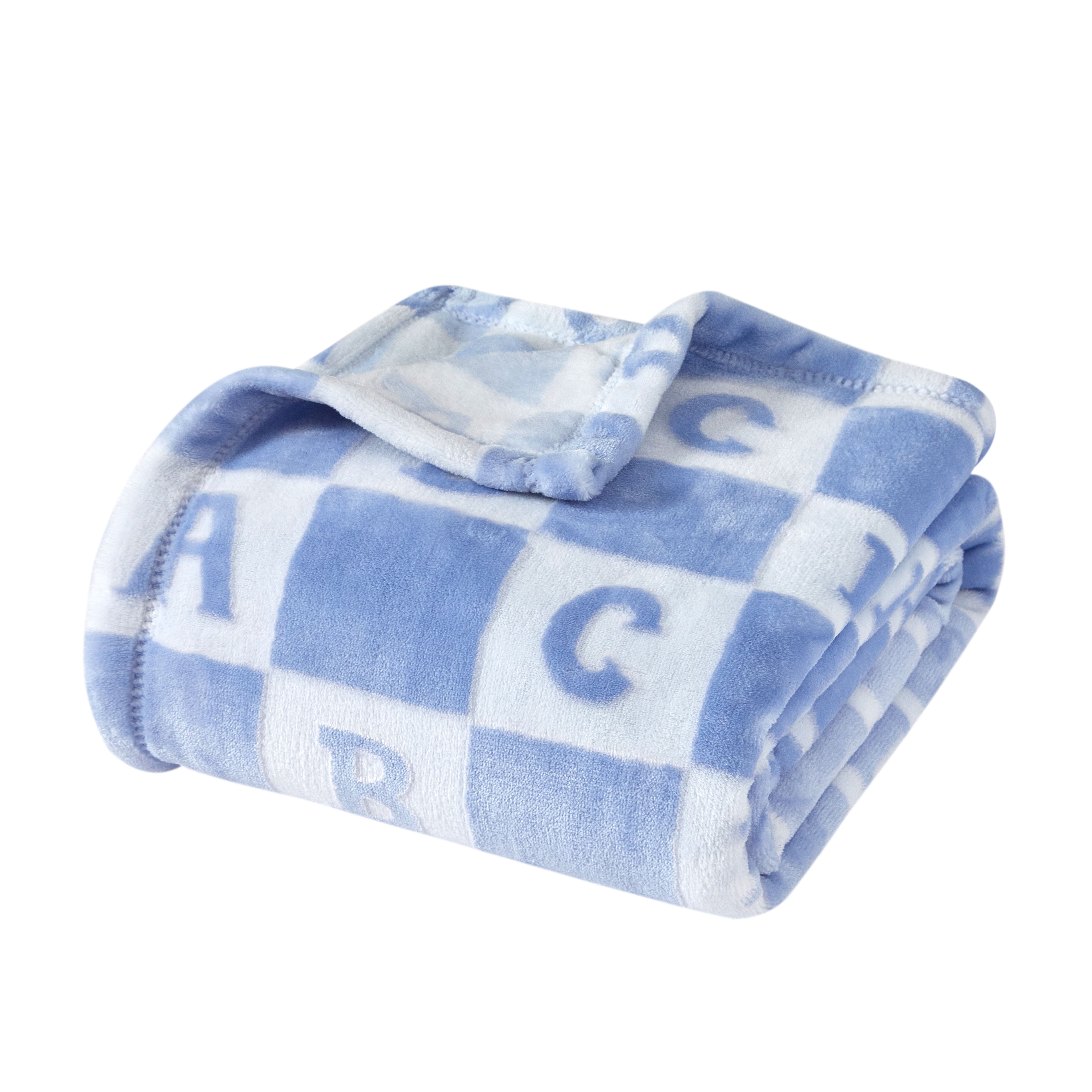 Little Nest ABC Blanket 40 in x 50 in Ultra Soft Baby Bedding