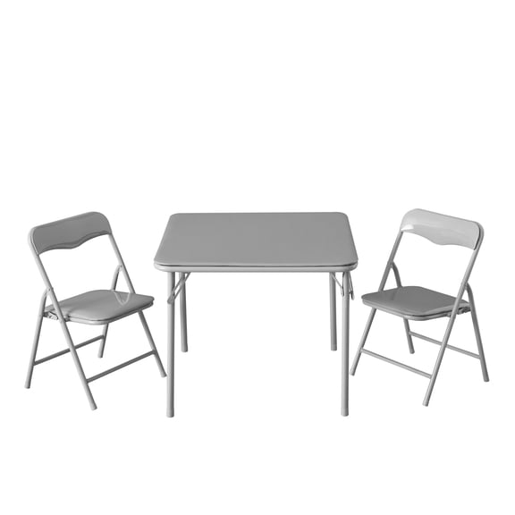 LITTLE NEST GREY 3 PIECE TABLE AND CHAIR SET