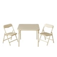 thumbnail image 1 of LITTLE NEST KIDS BEIGE 3 PIECE TABLE AND CHAIR SET, 1 of 10