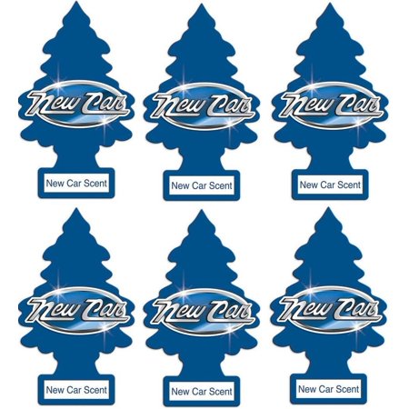 LITTLE TREES Car Air Freshener 6-Pack New Car Scent