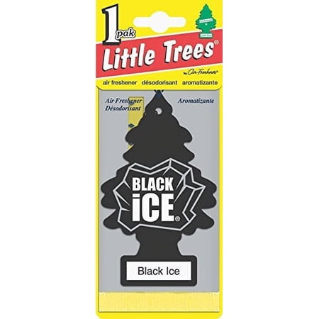 48-pack Car Freshner Little Trees Car Air Freshener Black Ice Hanging - Universal - 48 Pack Black — Residential Use, Standard Application