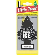 48-pack Car Freshner Little Trees Car Air Freshener Black Ice Hanging - Universal - 48 Pack Black   Residential Use, Standard Application