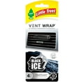 LITTLE TREES Vent Wrap air freshener Black Ice 4Pack