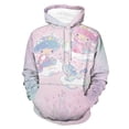 thumbnail image 1 of LITTLE TWIN STARS Hoodie with Pocket Anime for Men Women Couple Gift, 1 of 7