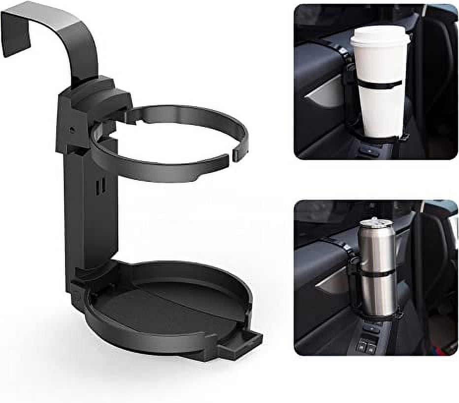 LITTLEMOLE Car Cup Holder, Vehicle Door Cup Holder, Adjustable Folding