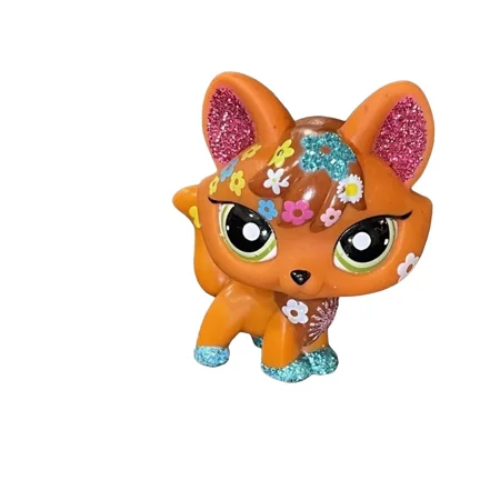 LITTLEST PET SHOP 2341 Shimmer & Shake Fox action figure vintage HASBRO New Rare