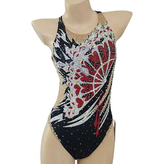 LIUHUO Customizable Synchronized Swimming Women Grils Suit High Elastic Spandex Body - Hugging Competitions Performances