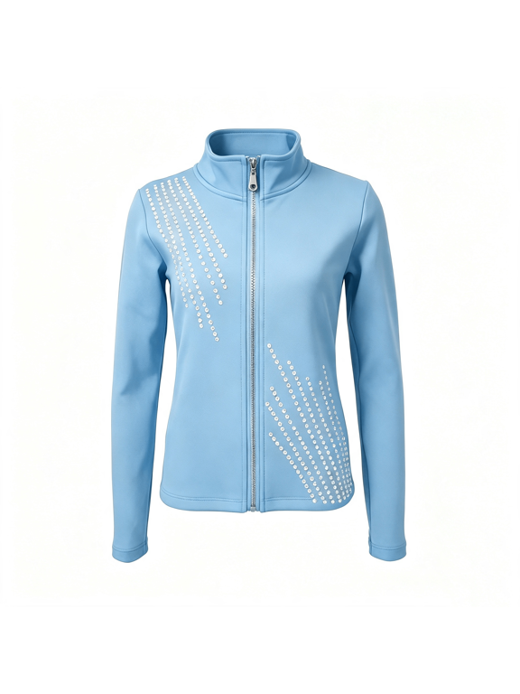 Fleece Figure Skating Training Jacket