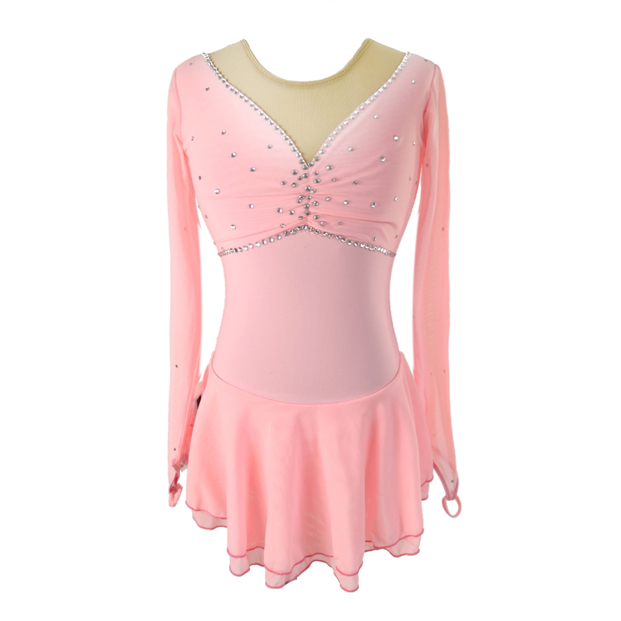 LIUHUO Pink Figure Skating DressSweet elegant Light close - fitting Dazzling Gracefully flowing Delicately charming - Walmart.com LIUHUO Pink Figure Skating DressSweet elegant Light close - fitting Dazzling Gracefully flowing Delicately charming - Walmart.com