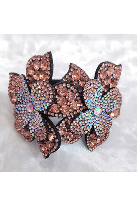 Rhinestones Crown Girls Hair Accessories Rhythmic Gymnastics Cheerleading Dance Competition Headwear Head Flower Crown Butterfly Swan