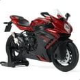thumbnail image 2 of Risopen 1:12 Scale Die-Cast Yamaha YZF-R1M Motorcycle Model - Metal & Plastic, No Assembly, Finished Collectible, Silver 2 of 12