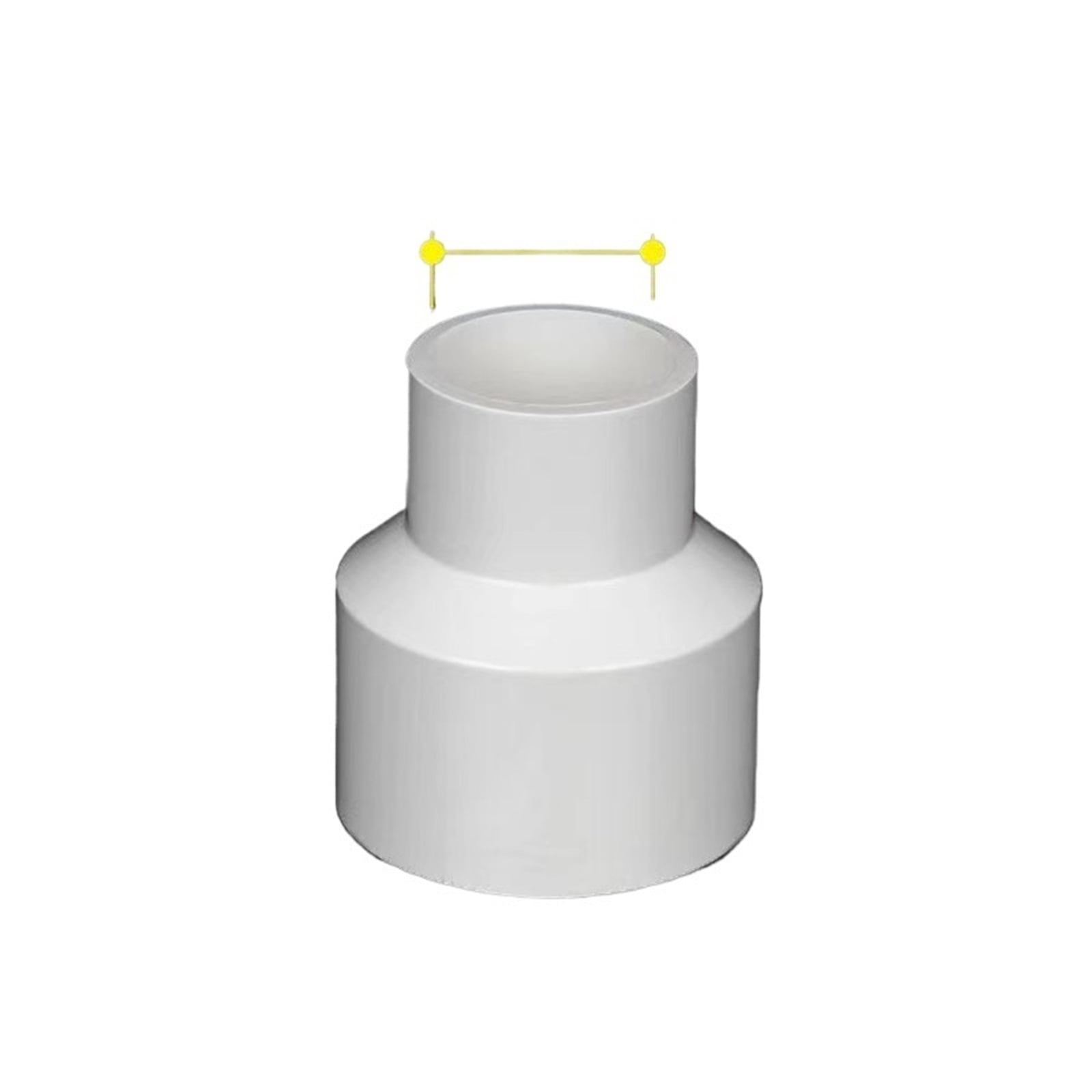 LIUJUAN 2pcs Inner 50mm To 32/40/63/75 Mm Reducer Adaptor For Vacuum ...