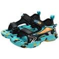 thumbnail image 1 of LIUJUNSHOP Boys Girls Hiking Sandals Open Toe Outdoor Sports Sandals Casual Beach Sandals Black 5.5-6 Years, 1 of 4