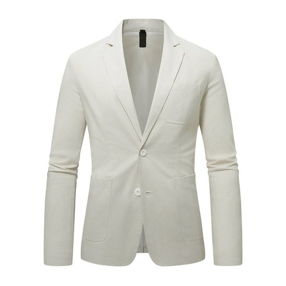 LIUJUNSHOP Business Men's Sport Coat Blazer Classic Mens Formal Business Suit Jacket Tailored Slim Fit Design for Attire