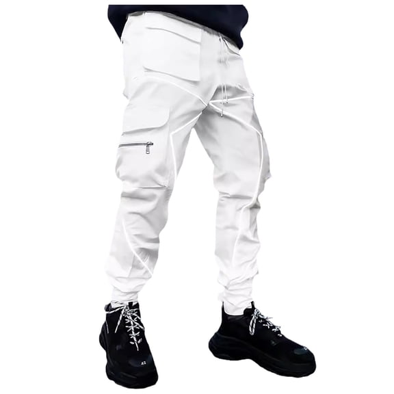 LIUJUNSHOP Cotton Men's Cargo Pants Men's Casual Cargo Overalls with Straight Leg Design for Everyday Comfort