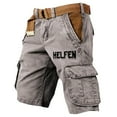 thumbnail image 1 of LIUJUNSHOP Drawstring Cargo Pants for Men Men's Digital Print Cargo Pants Summer Autumn Outdoor Casual Comfortable Letter Design Relaxed, 1 of 2