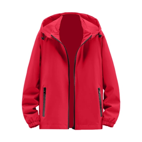 LIUJUNSHOP Formal Men's Cardigan Men's Casual Reflective Zipper Sport Hooded Cardigan Coat for Outdoor