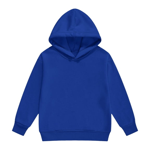 LIUJUNSHOP Girls Oversized Hoodies Pullover Sweatshirts Kids Fashion Casual Outfits Fall Winter Clothes Blue 10-11 Years