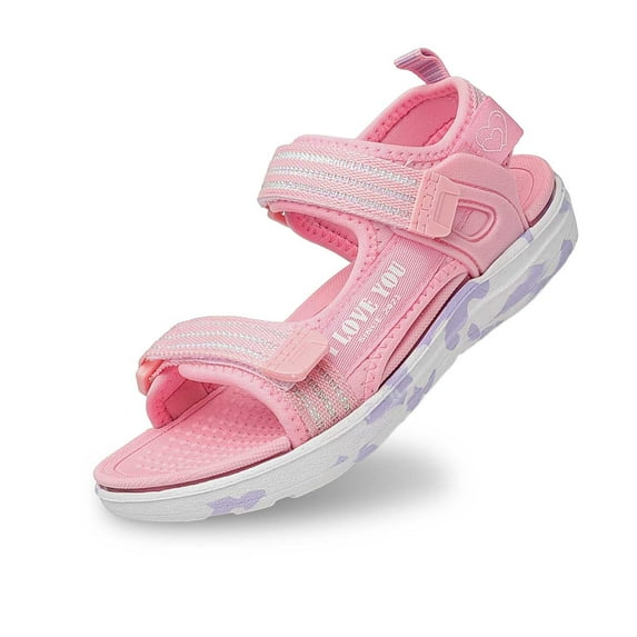 LIUJUNSHOP Girls Summer Sandals Open Toe Footwear Lightweight Comfort Design for Children and Outdoor Adventures Pink 4.5-5 Years
