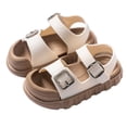 thumbnail image 1 of LIUJUNSHOP Kids Boys Sandals Outdoor Hiking Sports Sandal Girls Casual Beach Shoes Summer Non Soft Sole Water Shoe White 8.5-9Years, 1 of 7