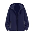 thumbnail image 1 of LIUJUNSHOP Knit Cardigan for Men Men's Casual Reflective Zipper Sport Hooded Cardigan Coat for Outdoor, 1 of 4