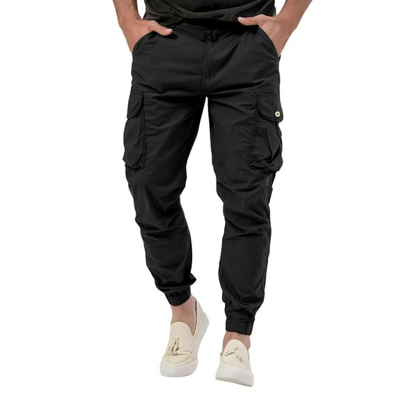 LIUJUNSHOP Lightweight Summer Cargo Pants for Men Men's Cargo Pants Work Trousers with Multiple Tooling Pockets for Outdoor