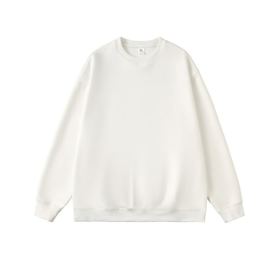 LIUJUNSHOP Men's Crewneck Sweatshirt Men's Long Sleeve Casual Solid Pullover Sweater Holiday