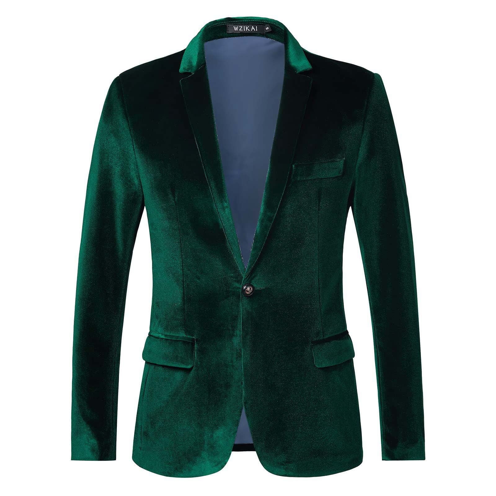 LIUJUNSHOP Men's Formal Jacket Blazer Autumn Winter Men Casual Slim Fit ...