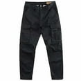 thumbnail image 1 of LIUJUNSHOP Men's Work Cargo Pants Men's Casual Streetwear Cargo Pants with Woven Pocket and Adjustable Tie Design for Outdoor, 1 of 4