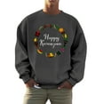 thumbnail image 1 of LIUJUNSHOP Mens Cotton Sweatshirt Men And Women Kwanzaa Fall Fashion Hoodless Pullover Sweatshirt Holiday Logo Print, 1 of 4