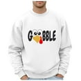 thumbnail image 1 of LIUJUNSHOP Mens Cotton Sweatshirt Men Winter Thanksgiving Printed Solid Color Casual Crew Neck Pullover, 1 of 4