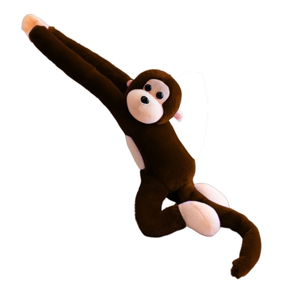 LIUJUNSHOP Monkey Plush Stuffed Animal,Brown Hanging Monkey with Long Hands