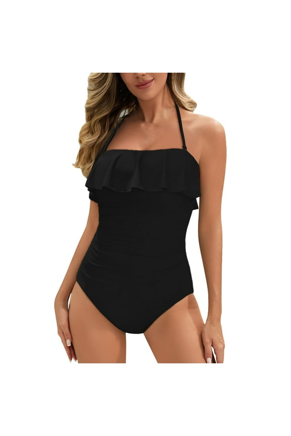 One Piece Swimsuit Women Ruched Swimming Suits Tummy Control Bathing Suit Slimming Swim Suits for Women 2026