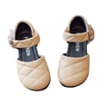 thumbnail image 1 of LIUJUNSHOP Outdoor Summer Sandals for Girls Dress Shoes Flower Girl Shoe Mary Jane Low Heels for Wedding Khaki 27, 1 of 6