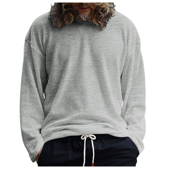 LIUJUNSHOP Slim Fit Men's Crewneck Sweatshirt Men's Long Sleeve Crew Neck Casual Holiday Pullover Tops Soft Comfortable Sweatshirt