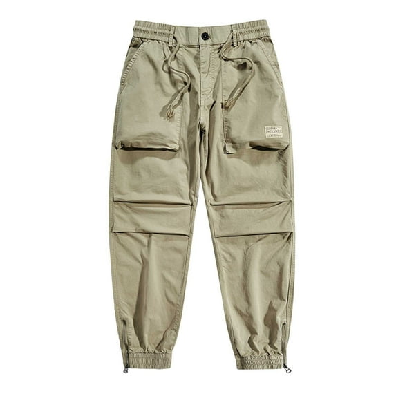 LIUJUNSHOP Stretch Men's Cargo Pants Men's Lightweight Stretch Cargo Trousers For Spring Summer Comfortable Loose Fit With