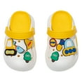 thumbnail image 1 of LIUJUNSHOP Toddler Clogs Boys Girls Little Kids on Slides Sandals Children Summer Beach Pool Outdoor Water Shoes Shower Slippers Yellow 2.5-3Years, 1 of 3