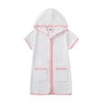 thumbnail image 1 of LIUJUNSHOP Toddler Girls Boys Swim Cover Up Terry Cloth Swimsuit Coverup Wraps Zipper Bathing Suit Pool Beach Poncho Cover-Ups WH2 7-8 Years, 1 of 7