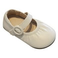 thumbnail image 1 of LIUJUNSHOP Toddler Girls Summer Pleated Cute Sandals For Daily Home Wear Comfortable Easy On Design Beige 9-12 Months, 1 of 9