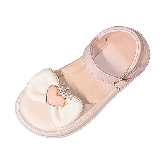 LIUJUNSHOP Toddler Girls Summer Sandals Lightweight Comfort Casual Outdoor School Footwear For Kids Ages 3 To 12 Years Pink 9.5-10 Years